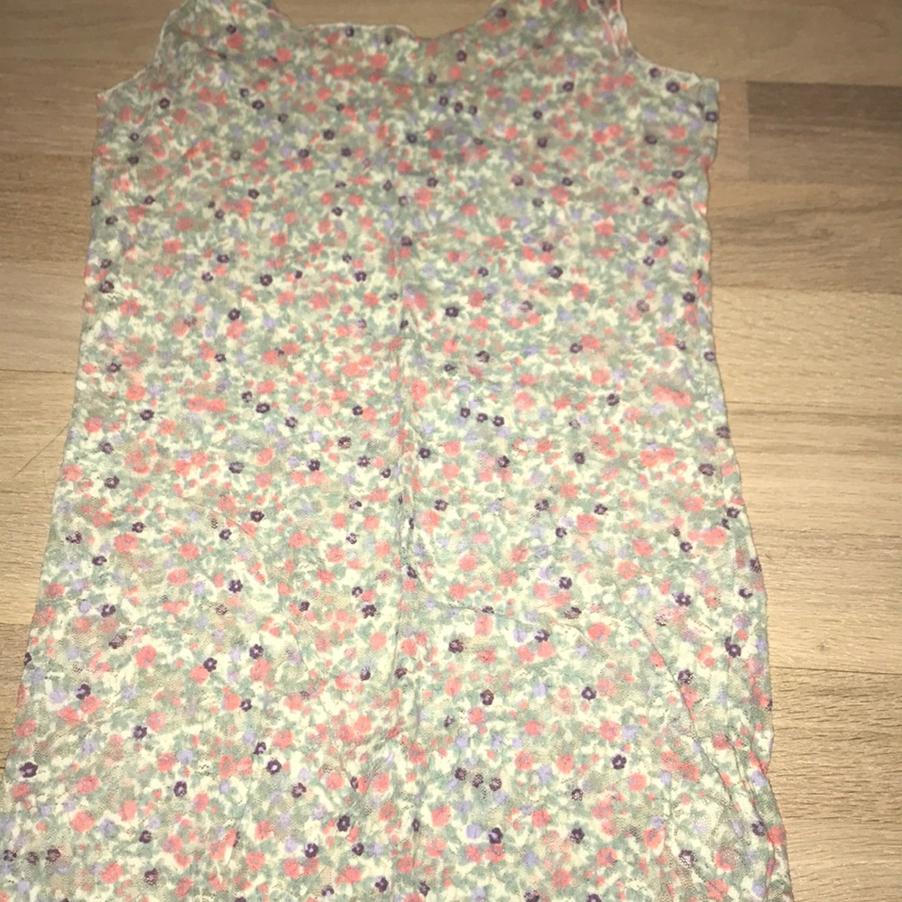 Free People xs tank with floral print